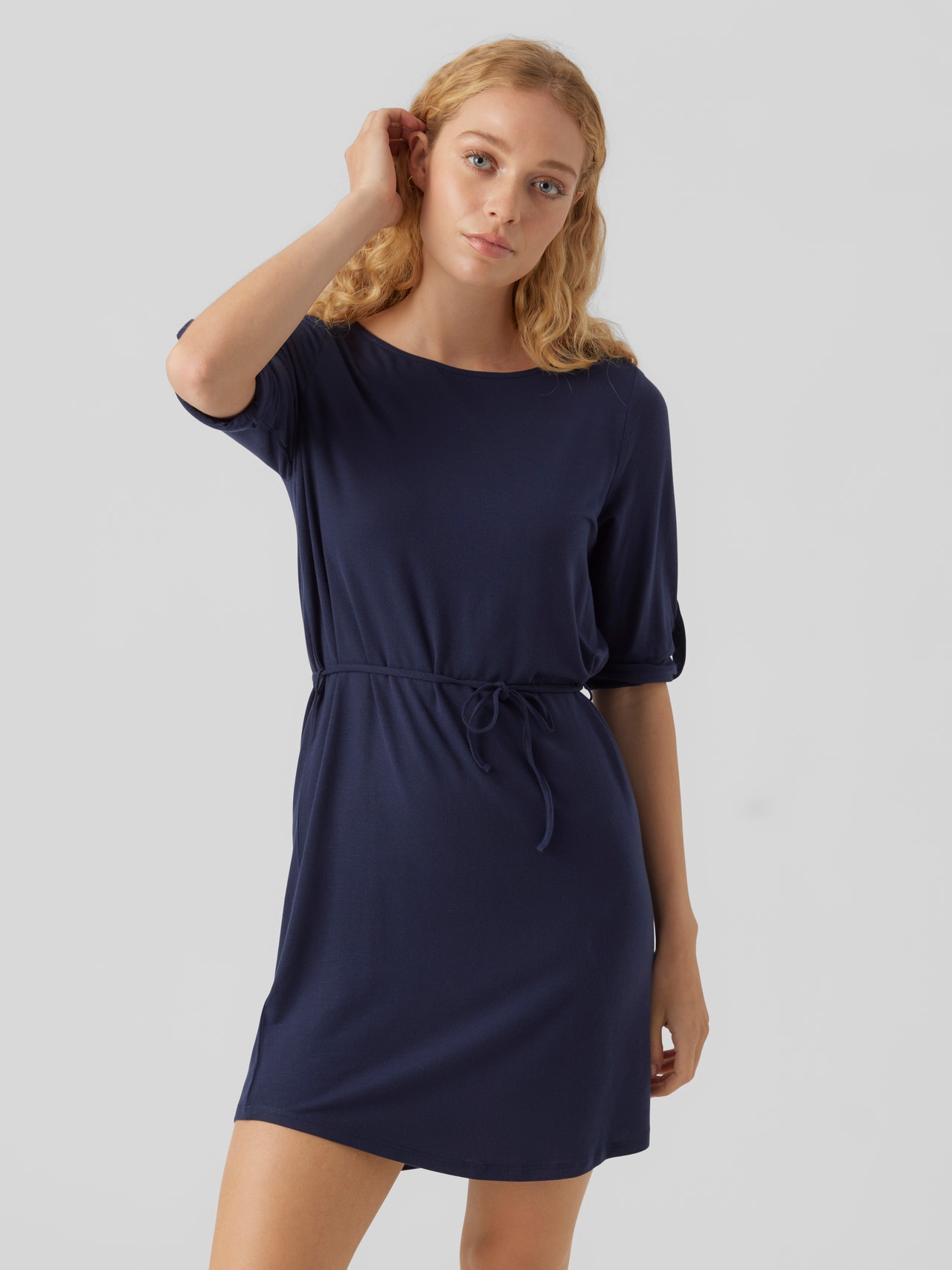 Vero Moda VMAVA Kort kjole -Navy Blazer - 10293204