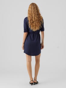 Vero Moda VMAVA Kort kjole -Navy Blazer - 10293204