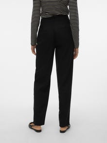 Vero Moda VMCAPRI Hög midja Byxor -Black - 10293210