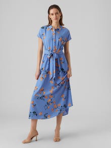 Vero Moda VMNEWHALLIE Długa sukienka -Provence - 10293226