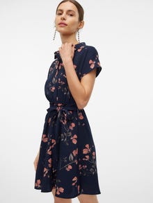 Vero Moda VMNEWHALLIE Krátke šaty -Night Sky - 10293227
