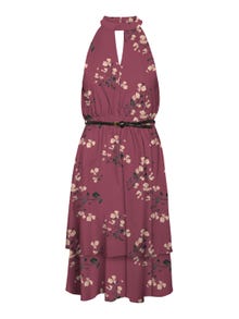 Vero Moda VMNEWHALLIE Krótka sukienka -Dry Rose - 10293229