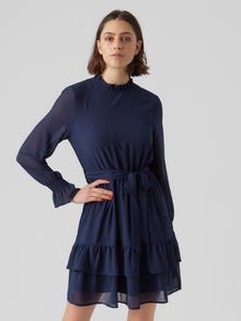 Vero Moda VMANNI Kurzes Kleid -Navy Blazer - 10293319