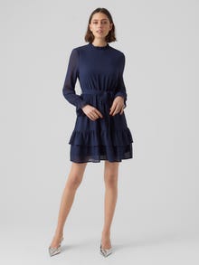 Vero Moda VMANNI Kort klänning -Navy Blazer - 10293319