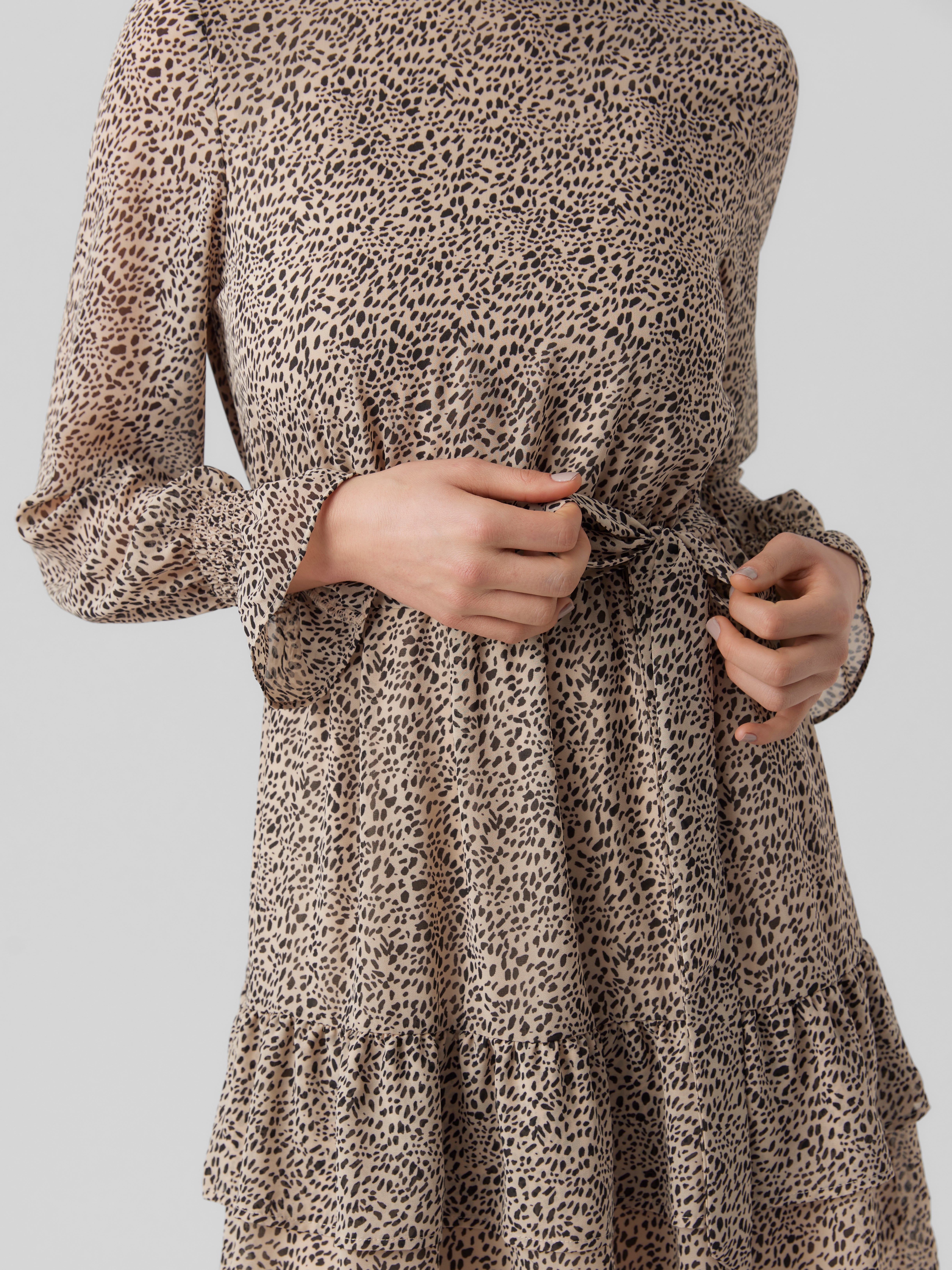 Vero moda leopard discount dress