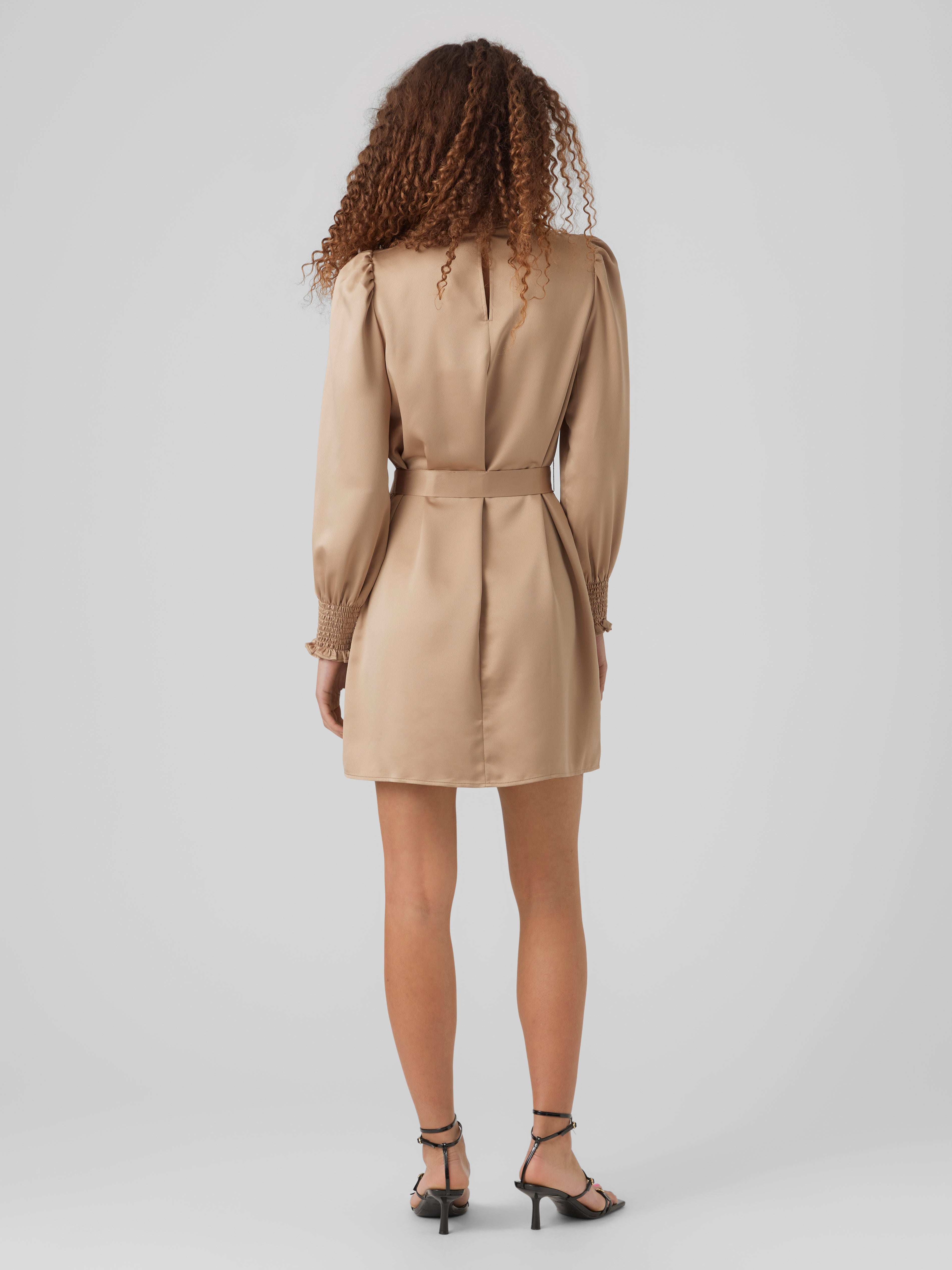 Short dress with deals long coat