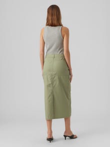 Vero Moda VMBELLAEVA Mid waist Long Skirt -Laurel Oak - 10293507