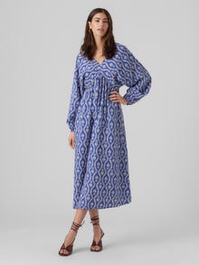 Vero Moda VMBRITA Long dress -Dazzling Blue - 10293520