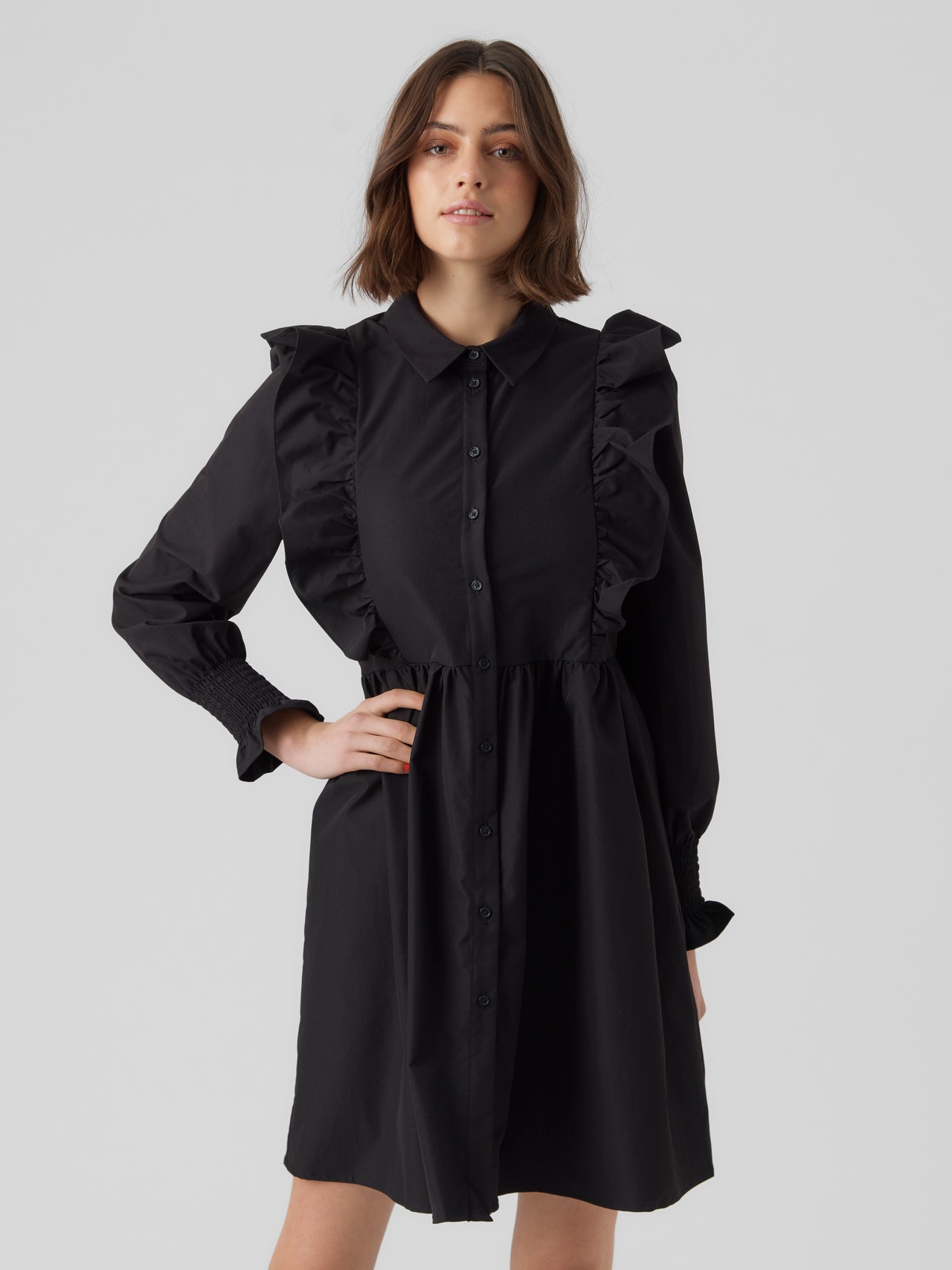 Vero Moda VMMELLA Korte jurk -Black - 10293542