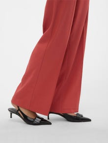 Vero Moda VMCIFFANY Trousers -Mineral Red - 10293688