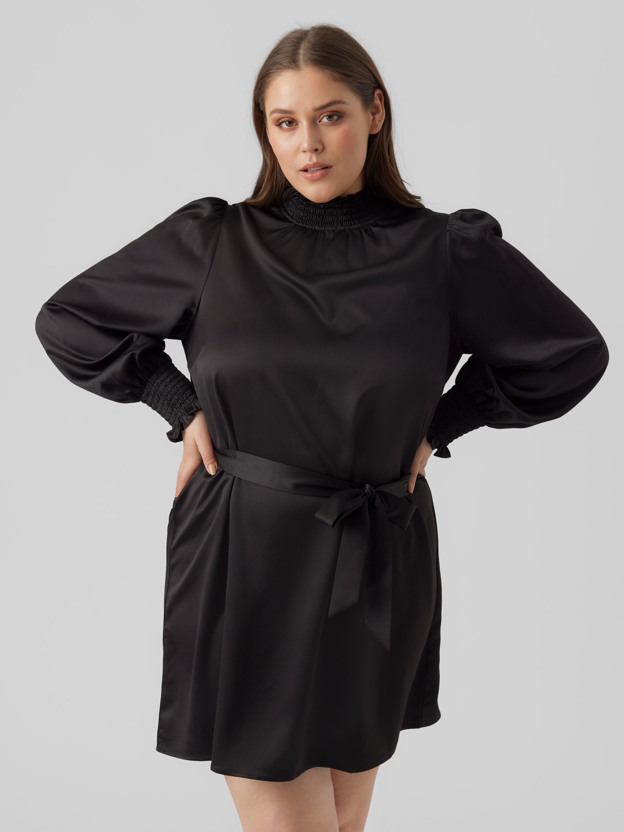 Vero Moda VMDINA Short dress -Black - 10293690