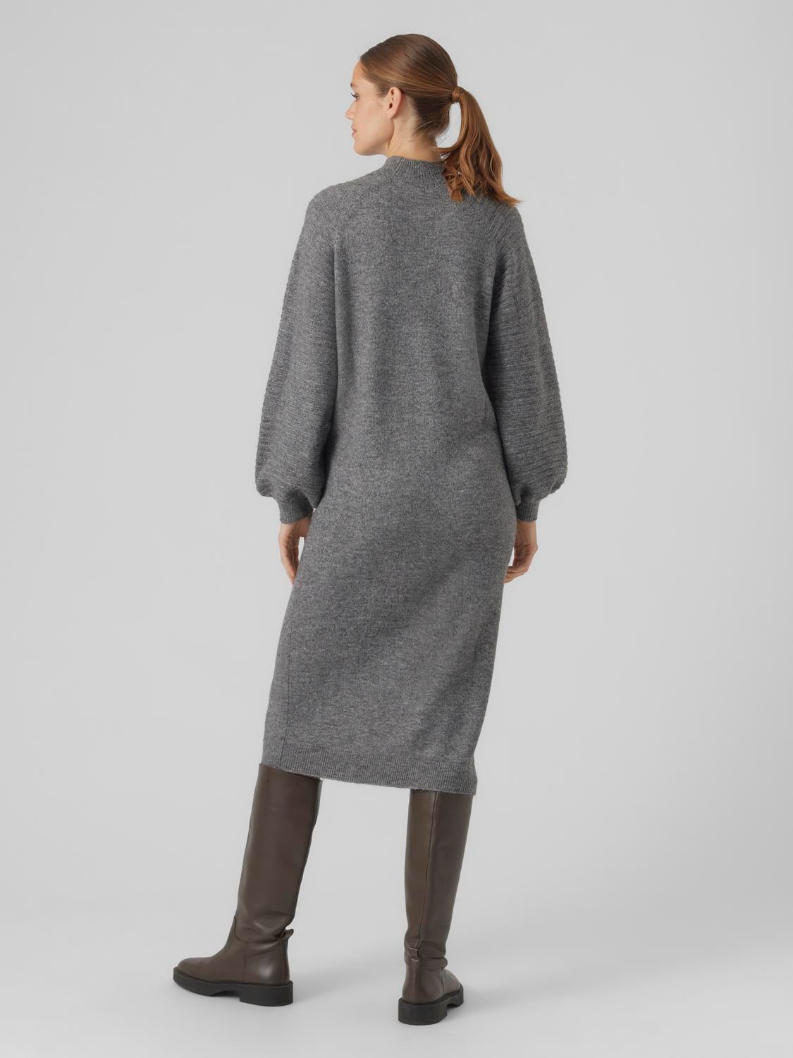 Vero Moda VMLINDA Lång klänning -Medium Grey Melange - 10293739