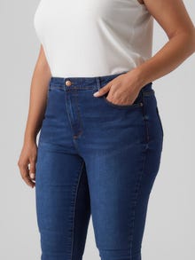Vero Moda VMPHIA Slim Fit Jeans -Dark Blue Denim - 10293763
