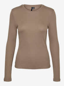 Vero Moda VMROMA T-Shirt -Brown Lentil - 10293830