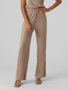 Vero Moda VMCIRA High waist Trousers -Silver Mink - 10293880