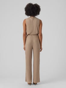 Vero Moda VMCIRA High waist Trousers -Silver Mink - 10293880
