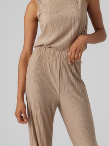 Vero Moda VMCIRA High waist Trousers -Silver Mink - 10293880
