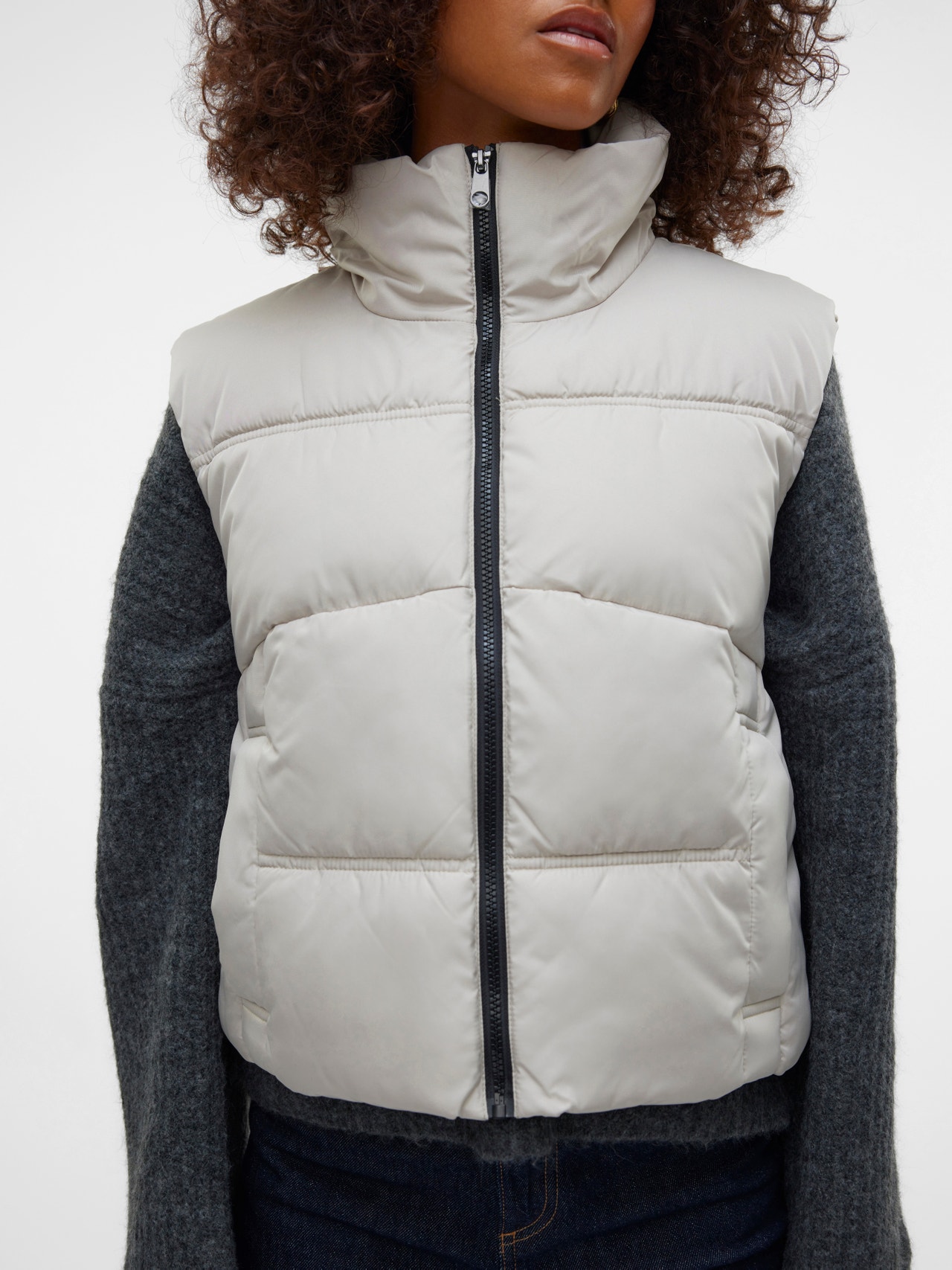 Gilet Trapuntato Vero Moda - Lungo Con Zip E Tasche, 100% Poliammide - Foto 10