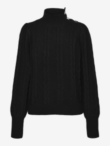 Vero Moda VMNEWELKE Pullover -Black - 10294004