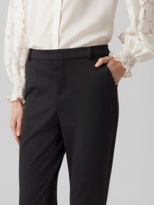 Vero Moda VMLUCCA Mid waist Trousers -Black - 10294112