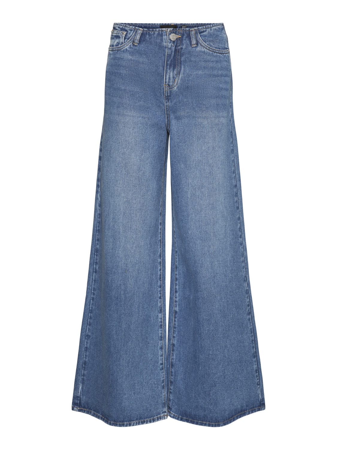 Vero Moda VMANNET Szeroki krój Jeans -Medium Blue Denim - 10294178