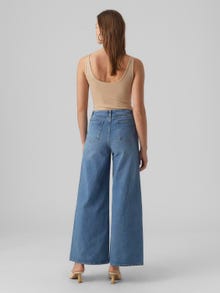 Vero Moda VMANNET Szeroki krój Jeans -Medium Blue Denim - 10294178