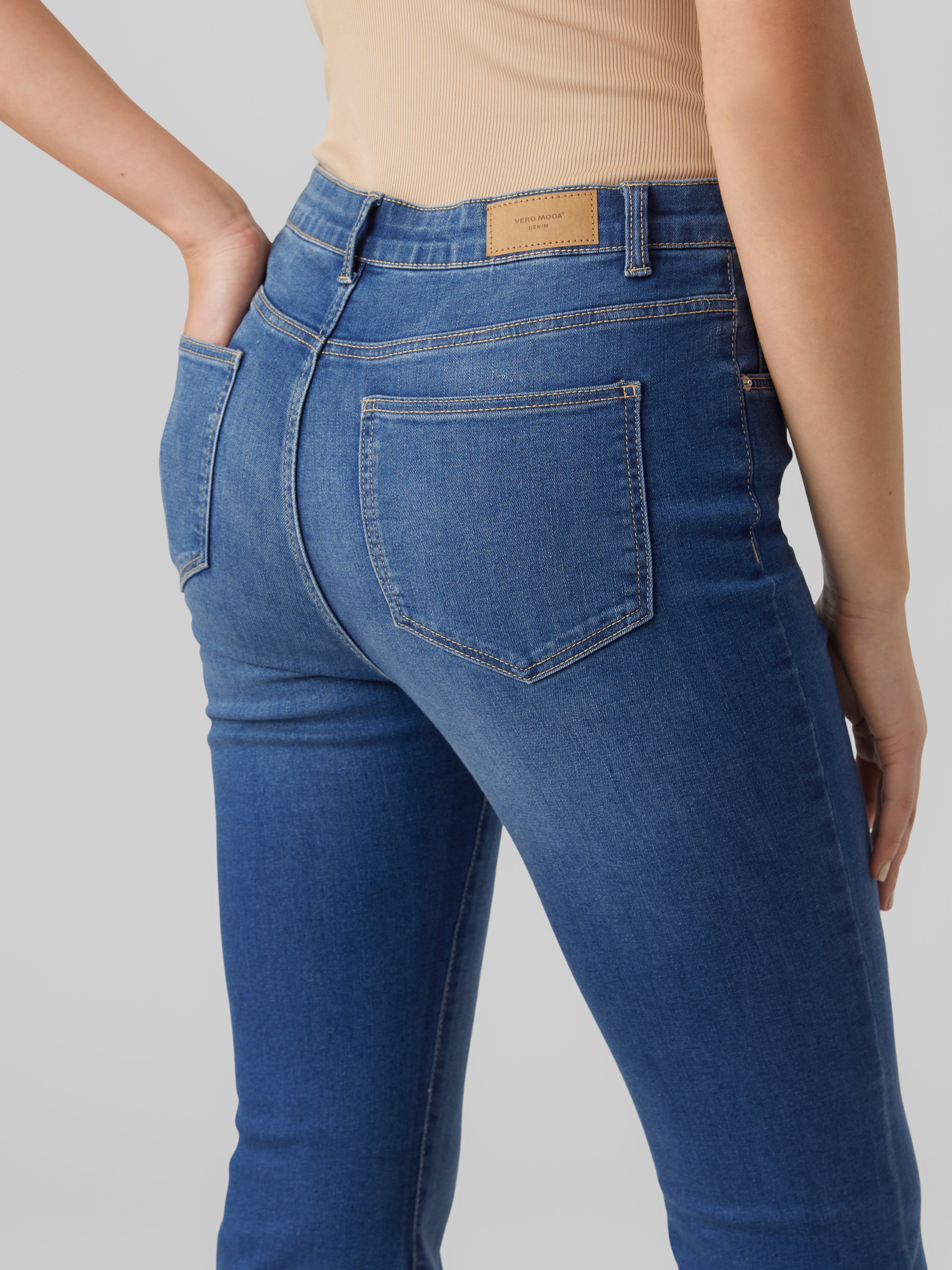 Vero Moda kick flare pants in black