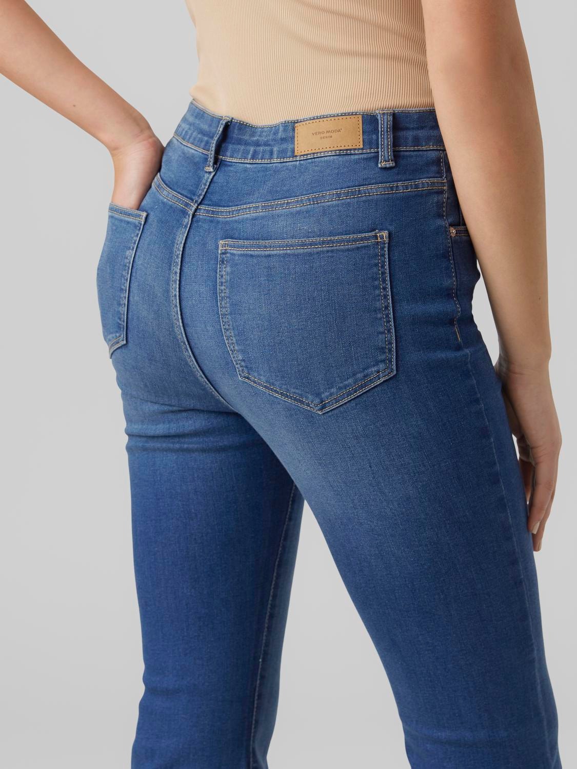Vero Moda VMSELINA Ausgestellt Jeans -Medium Blue Denim - 10294195