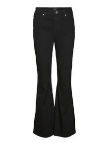 Vero Moda VMSELINA Krój flared Jeans -Black Denim - 10294197