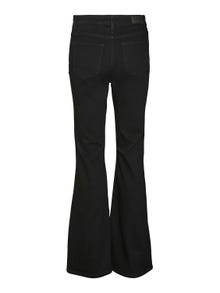 Vero Moda VMSELINA Vita alta Flared Fit Jeans -Black Denim - 10294197