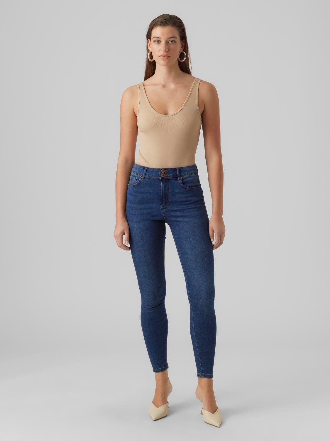 Vero Moda VMSOPHIA Slim fit Jeans -Dark Blue Denim - 10294198