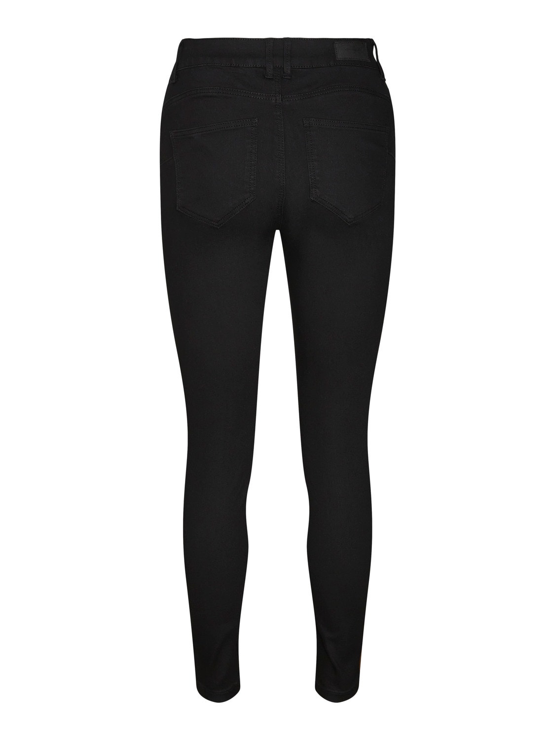 Vero Moda VMSELA Taille moyenne Slim Fit Jeans -Black Denim - 10294201