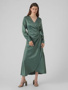 Vero Moda VMMERLE Długa sukienka -Dark Forest - 10294211