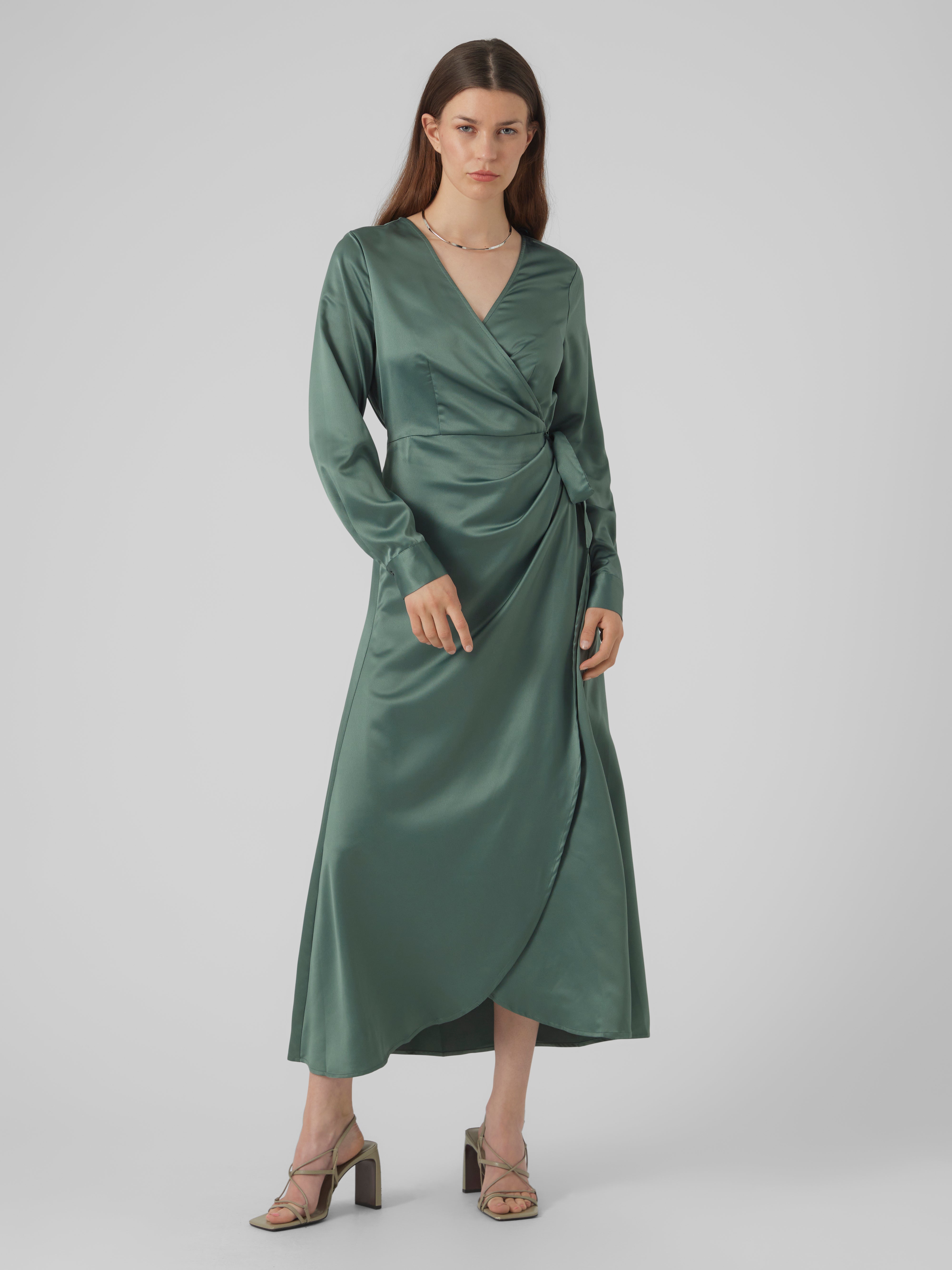 Robe verte best sale vero moda