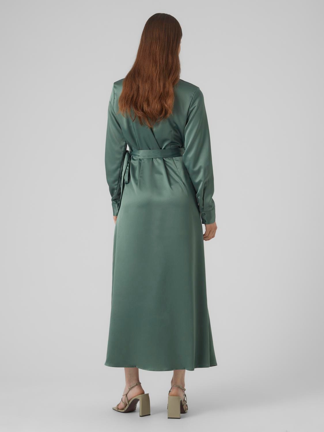 Vero Moda VMMERLE Długa sukienka -Dark Forest - 10294211