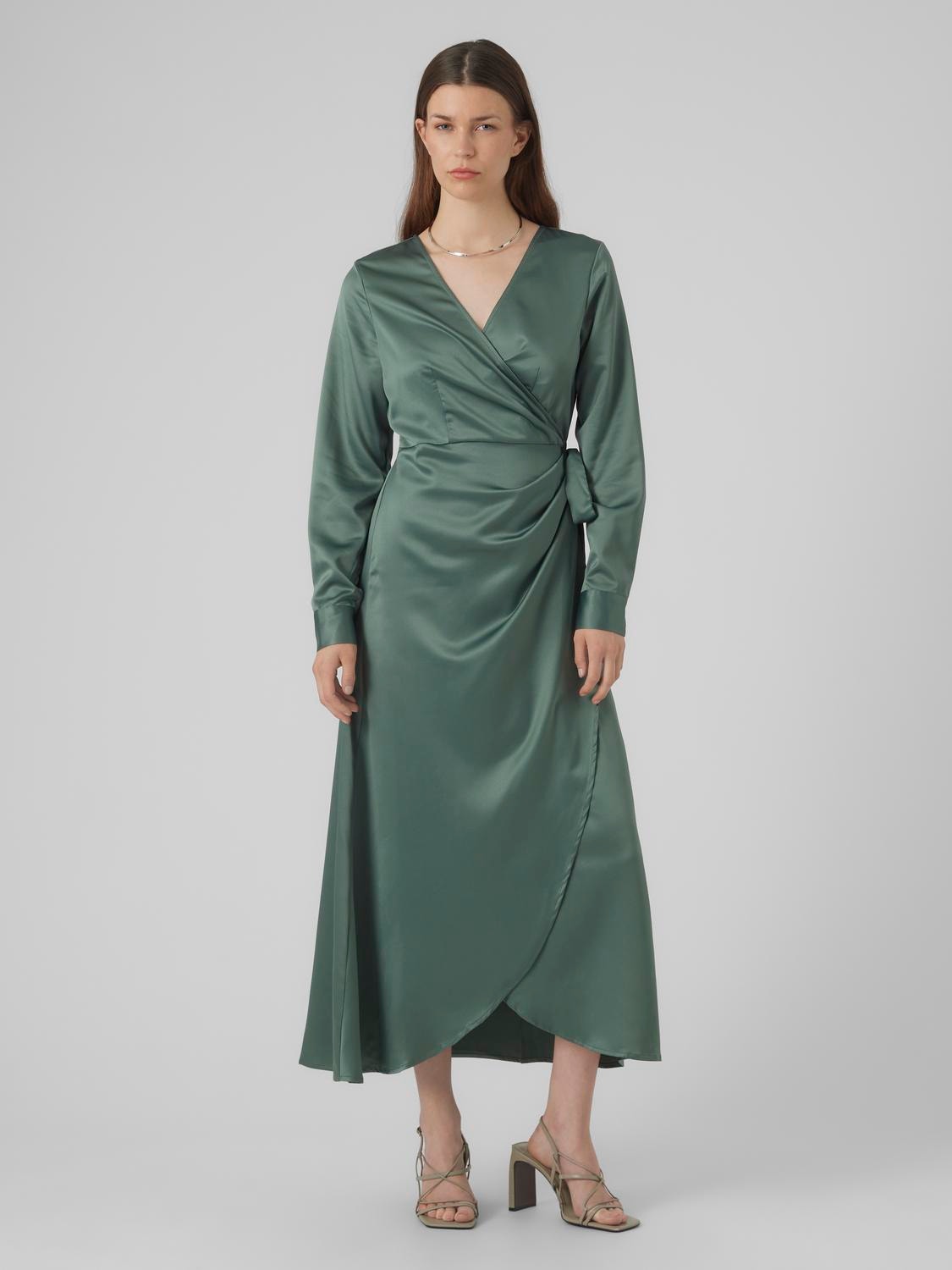 Vero Moda VMMERLE Long dress -Dark Forest - 10294211