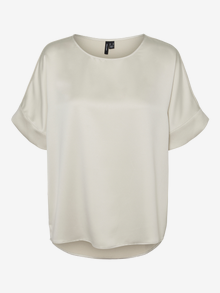 Vero Moda VMMERLE Top -Pumice Stone - 10294216