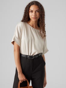 Vero Moda VMMERLE Top -Pumice Stone - 10294216