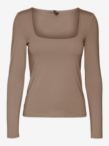 Vero Moda VMBIANCA Top -Brown Lentil - 10294318