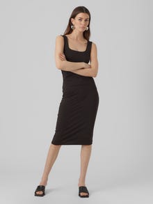 Vero Moda VMBIANCA Lang kjole -Black - 10294327
