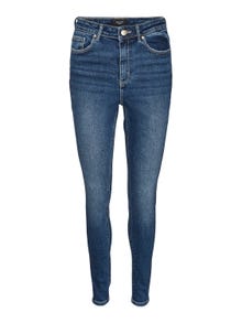 Vero Moda VMSOPHIA Taille haute Slim Fit Jeans -Dark Blue Denim - 10294378