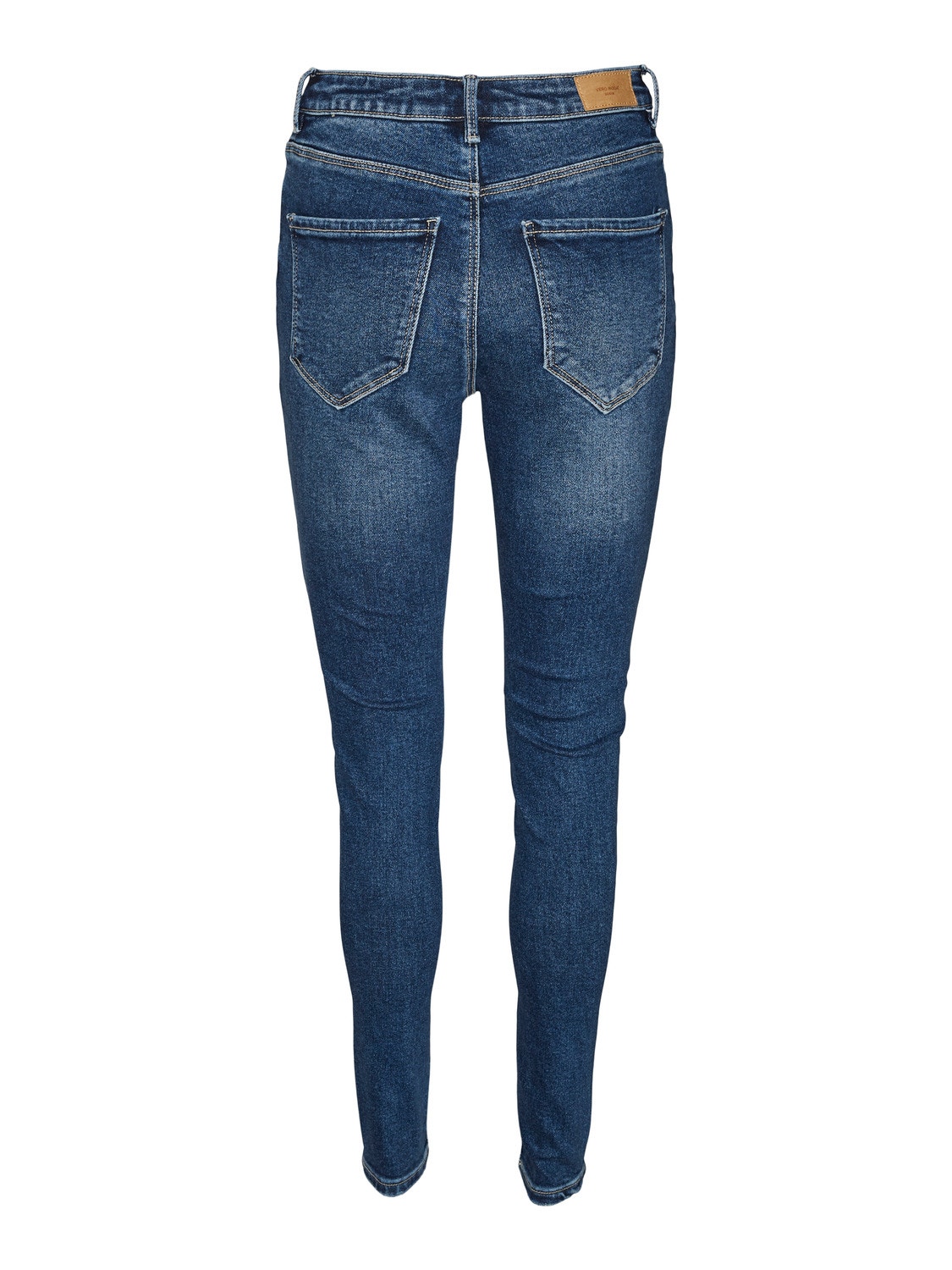 Vero Moda VMSOPHIA Høj talje Slim fit Jeans -Dark Blue Denim - 10294378