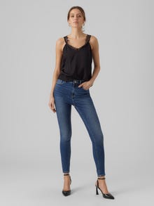 Vero Moda VMSOPHIA High rise Slim Fit Jeans -Dark Blue Denim - 10294378