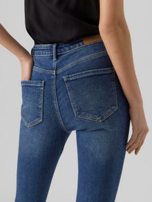 Vero Moda VMSOPHIA Taille haute Slim Fit Jeans -Dark Blue Denim - 10294378