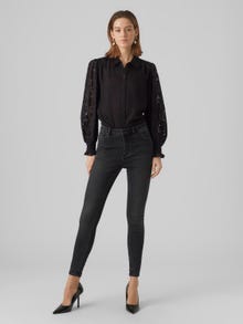 Vero Moda VMSOPHIA Slim Fit Jeans -Black Denim - 10294383