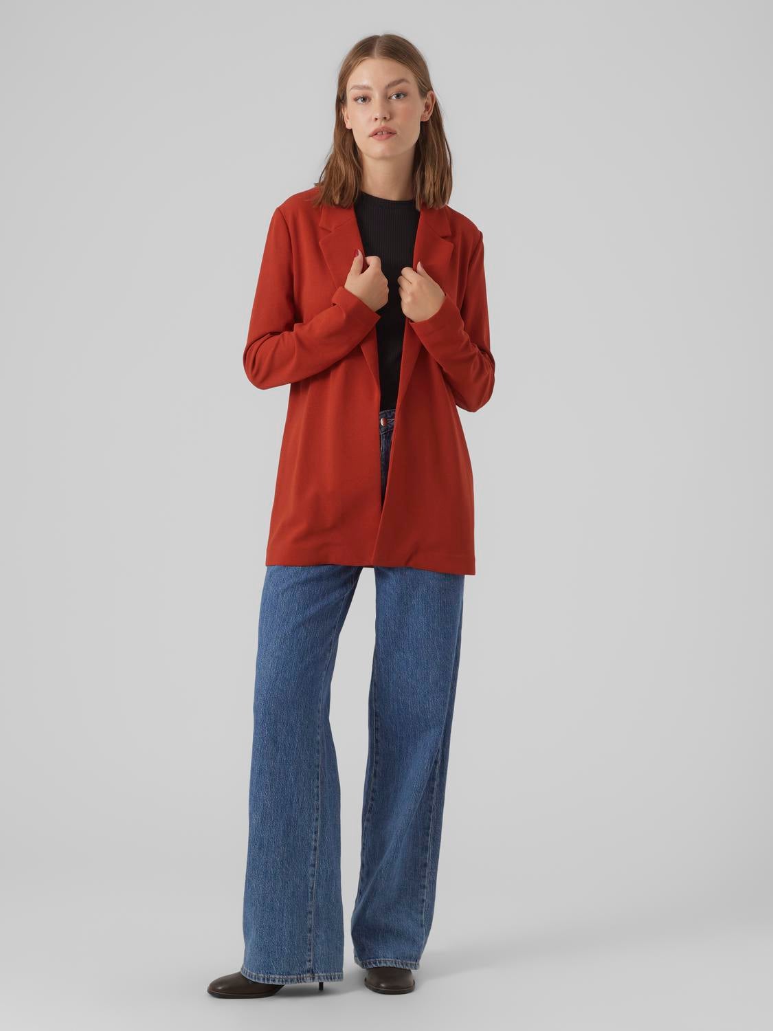 Vero moda red on sale blazer