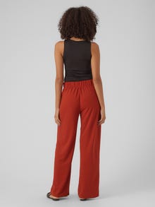 Vero Moda VMLIVA Hohe Taille Hose -Red Ochre - 10294485