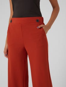 Vero Moda VMLIVA Hohe Taille Hose -Red Ochre - 10294485