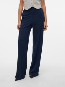 Vero Moda VMLIVA Hohe Taille Hose -Navy Blazer - 10294485
