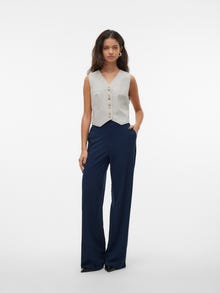 Vero Moda VMLIVA Taille haute Pantalons -Navy Blazer - 10294485
